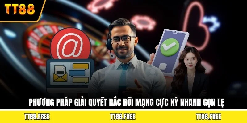 Phương pháp giải quyết rắc rối mạng cực kỳ nhanh gọn lẹ