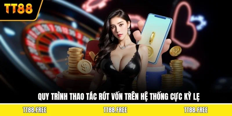 Quy trình thao tác rút vốn trên hệ thống cực kỳ lẹ
